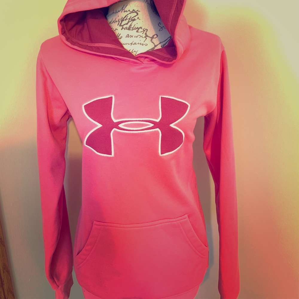 Pink Under Armour Hoodie